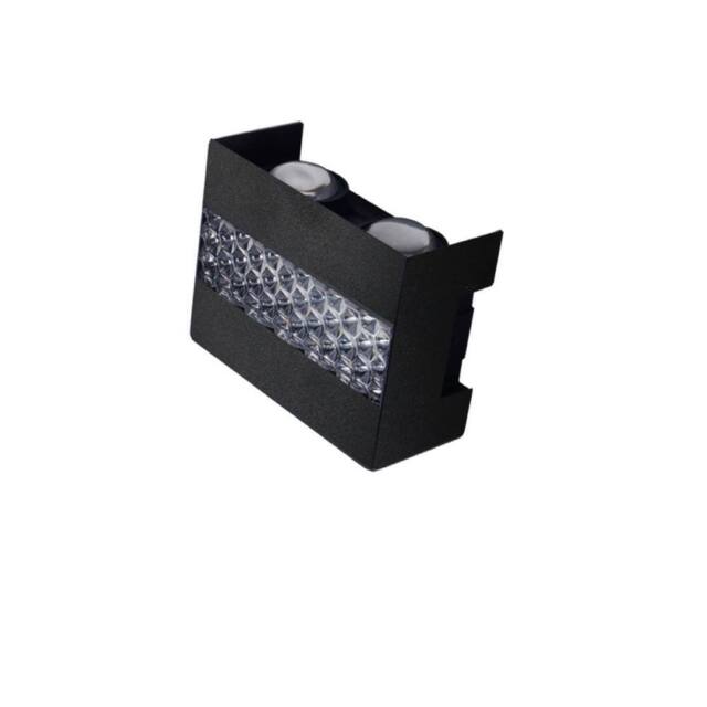 Obasyhig 2 Pack ABS Outdoor Waterproof Wall Lamp for Garden Decoration in Black - image 1