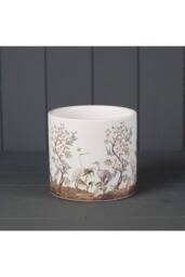 KDMD White Indoor Plant Pot 11cm - thumbnail 1