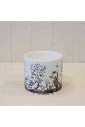 KDMD White Indoor Plant Pot 11cm - thumbnail 2