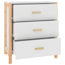 Berkfield Home Sideboard White 62x38x70 cm Engineered Wood - Size: 62 x 38 x 70 cm - thumbnail 6