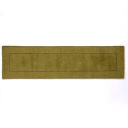 Esselle Esme Wool Runner in Olive - Size: 60 cm x 230 cm - thumbnail 1