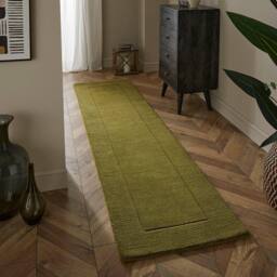 Esselle Esme Wool Runner in Olive - Size: 60 cm x 230 cm - thumbnail 6