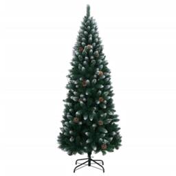 Berkfield Home Artificial Christmas Tree 300 LEDs 180 cm in Green - thumbnail 3