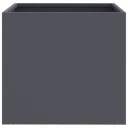 Berkfield Home Planters 2 pcs Anthracite 32x30x29 cm Steel in Dark Grey - Size: 32 x 30 x 29 cm - thumbnail 5
