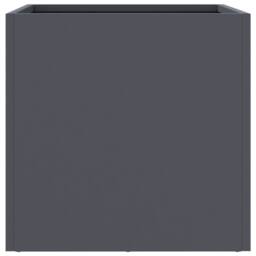Berkfield Home Planters 2 pcs Anthracite 32x30x29 cm Steel in Dark Grey - Size: 32 x 30 x 29 cm - thumbnail 6