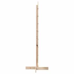 Berkfield Home Festive Wooden Christmas Tree for Decoration 150 cm Solid Wood Pine in Light Tan - thumbnail 4