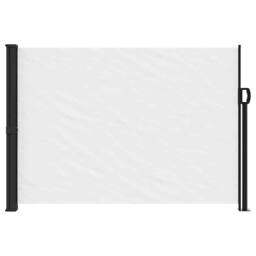 Berkfield Home Retractable Side Awning White 140x600 cm - thumbnail 1