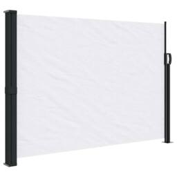 Berkfield Home Retractable Side Awning White 140x600 cm - thumbnail 3