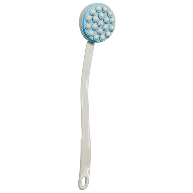 mysmartbuy Easy Reach Lotion Applicator - Long Handle Body Brush with Massaging Rollerballs for Applying Lotions, Creams, Oils, Body Wash in White - image 1