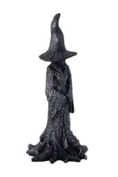 Living and Home Halloween Resin Witch Figurine Tabletop Ornament for Home Decor in Black - thumbnail 3