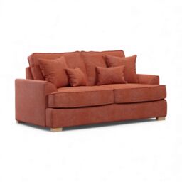 The Great Sofa Company Ophelia 2 Seater Chenille Sofa in Red - thumbnail 2
