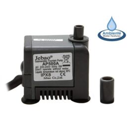 Primrose Mains Powered Water Feature Pump 450LPH in Black - thumbnail 1