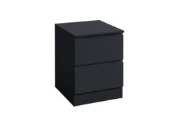 Birlea 3 Piece Furniture Set Chest of Drawers Bedside Tables Oslo in Black - thumbnail 6