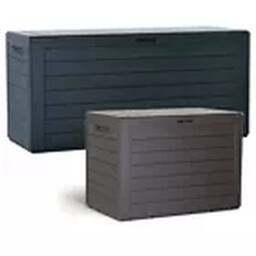 Hinsinc GREY 280L Plastic Storage Chest For Garden Patio Tool Outdoor Box