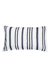 Helena Springfield 'Clipped Stripe' Jacquard Duvet Cover Set in Navy - Size: Super King - thumbnail 4