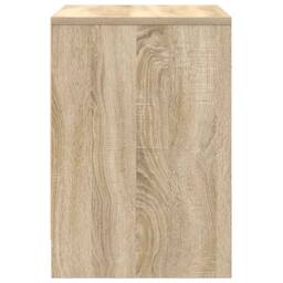 Berkfield Home Bedside Cabinets 2 pcs with Drawer Sonoma Oak 40x34x50 cm in Beige - Size: 40 x 34 x 50 cm - thumbnail 7