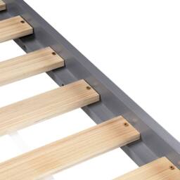 Wyld and Coco Grey Pine Teepee Kids Bed Frame EU Single with Slatted Base - thumbnail 7