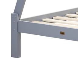 Wyld and Coco Grey Pine Teepee Kids Bed Frame EU Single with Slatted Base - thumbnail 8