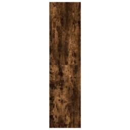 Berkfield Home Wardrobe Smoked Oak 80x50x200 cm Engineered Wood in Brown - Size: 80 x 50 x 200 cm - thumbnail 5