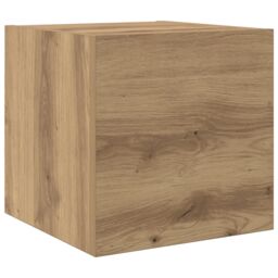 Berkfield Home Wall-mounted Tv Cabinet with Shelf Wall-mounted with Storage 8 pcs Artisan oak Medium in Brown - thumbnail 9