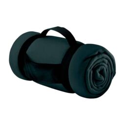 SOL'S Stavenger Fleece Plaid Blanket in Dark Grey