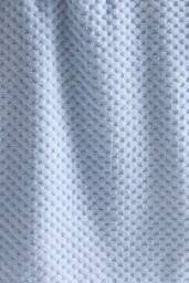 Dreams & Drapes 'Popcorn Check' Jacquard Towel in Blue - thumbnail 4