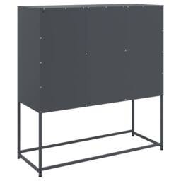 Berkfield Home Sideboard Anthracite 100.5x39x107 cm Steel in Dark Grey - thumbnail 8