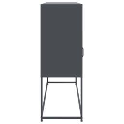 Berkfield Home Sideboard Anthracite 100.5x39x107 cm Steel in Dark Grey - thumbnail 7