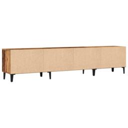 Berkfield Home TV Cabinet Old Wood 180x31.5x40 cm Engineered Wood in Brown - thumbnail 7