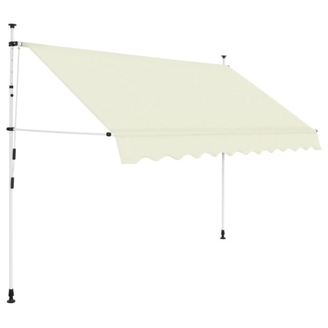 Berkfield Home Manual Retractable Awning 300 cm Cream in Beige - image 1