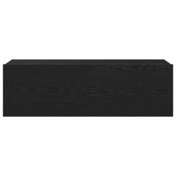 Berkfield Home TV Cabinets 2 pcs Black Oak 100x30x30 cm Engineered Wood - Size: 100 x 30 x 30 cm - thumbnail 7