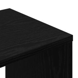 Berkfield Home TV Cabinets 2 pcs Black Oak 100x30x30 cm Engineered Wood - Size: 100 x 30 x 30 cm - thumbnail 9