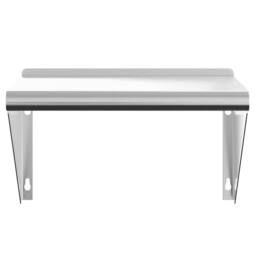 Berkfield Home Wall Shelf 50x30x31 cm Silver Stainless Steel - Size: 50 x 30 x 31 cm - thumbnail 5