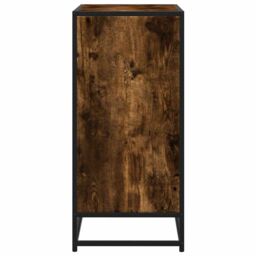 Berkfield Home Sideboard Smoked Oak 68x35x76 cm Engineered Wood in Brown - Size: 68 x 35 x 76 cm - thumbnail 5