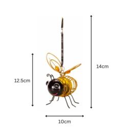 Marco Paul Solar Bug Garden Ornament - Bee in Yellow - thumbnail 3