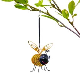Marco Paul Solar Bug Garden Ornament - Bee in Yellow - thumbnail 2