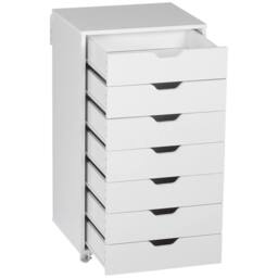 KORVIXA White Vertical Filing Cabinet with 7 Drawers - Size: 0.6m2 - thumbnail 1