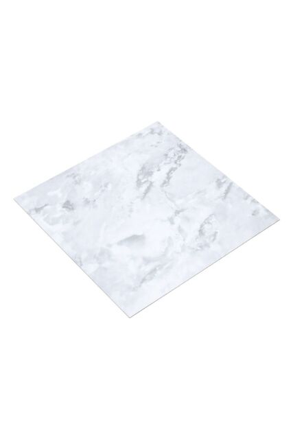 Living and Home 24Pcs Square Self Adhesive Stone Effect PVC Floor Tiles in Light Grey - image 1