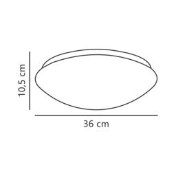 Nordlux Modern Indoor Ceiling Light White Metal Intergrated LED Bathroom Safe - Mains Powered, IP44 - thumbnail 2