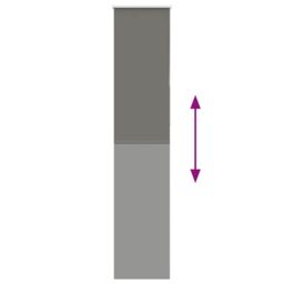 Berkfield Home Roller Blind Blackout Grey 55x210 cm Fabric Width 50.7 cm Polyester - thumbnail 5