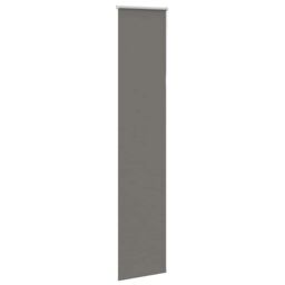 Berkfield Home Roller Blind Blackout Grey 55x210 cm Fabric Width 50.7 cm Polyester - thumbnail 3