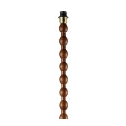 Happy Homewares Classic Mahogany Wooden Classic Floor Light Base with Ball Pole Design in Brown - thumbnail 6