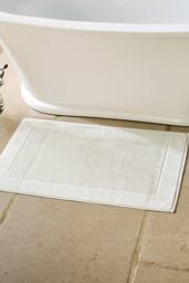 CHRISTY 'Supreme' Luxury 100% Cotton Towelling Bath Mats in Off-White - thumbnail 1