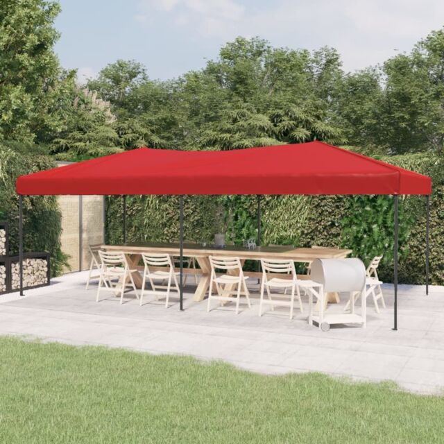 Berkfield Home Folding Party Tent Red 3x6 m - image 1
