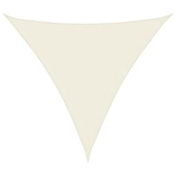Berkfield Home Sun Shade Sail Cream 2x2x2 m 100% Polyester Oxford - thumbnail 2