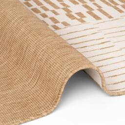 Ted Baker Reversible Outdoor Indoor Acacia Rug Geometric in Beige - Size: 120 cm x 170 cm - thumbnail 5