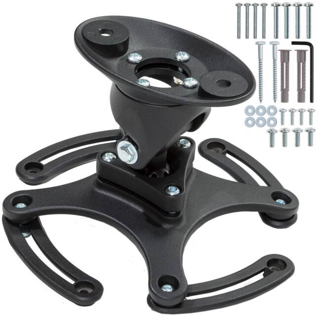 tectake Projector Ceiling Mount in Black - image 1