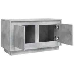 Berkfield Home TV Cabinet Concrete Grey 80x35x45 cm Engineered Wood - Size: 80 x 35 x 45 cm - thumbnail 7