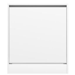 Berkfield Home Shoe Cabinet White 60x42x69 cm Engineered Wood - Size: 60 x 42 x 69 cm - thumbnail 5