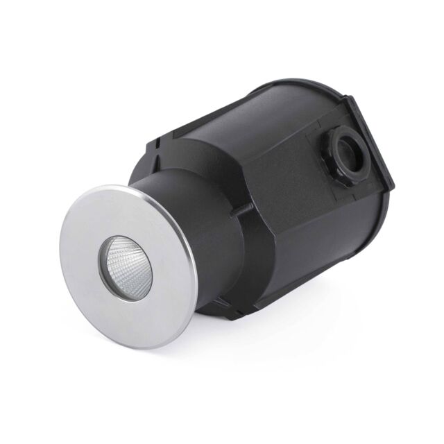 Netlighting Taro LED Recessed Outdoor Ground Light Matt Nickel IP67 in Grey - image 1